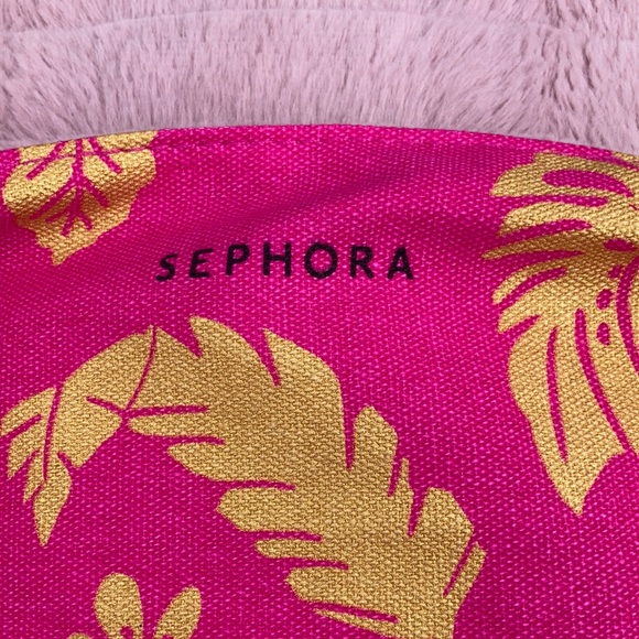 Sephora, NWOT Makeup Bag, Tropical Cosmetic Clutch - Picture 2 of 6